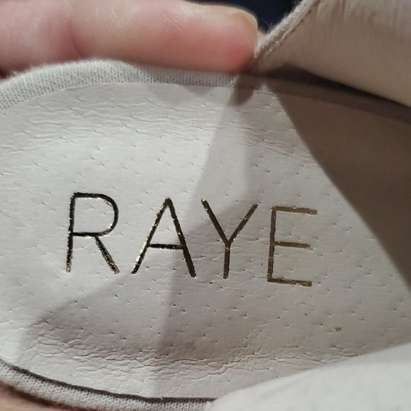 RAYE Cream Thigh High Over-the-Knee Peep Toe Open Heel Back Zip Boots - Picture 2 of 12